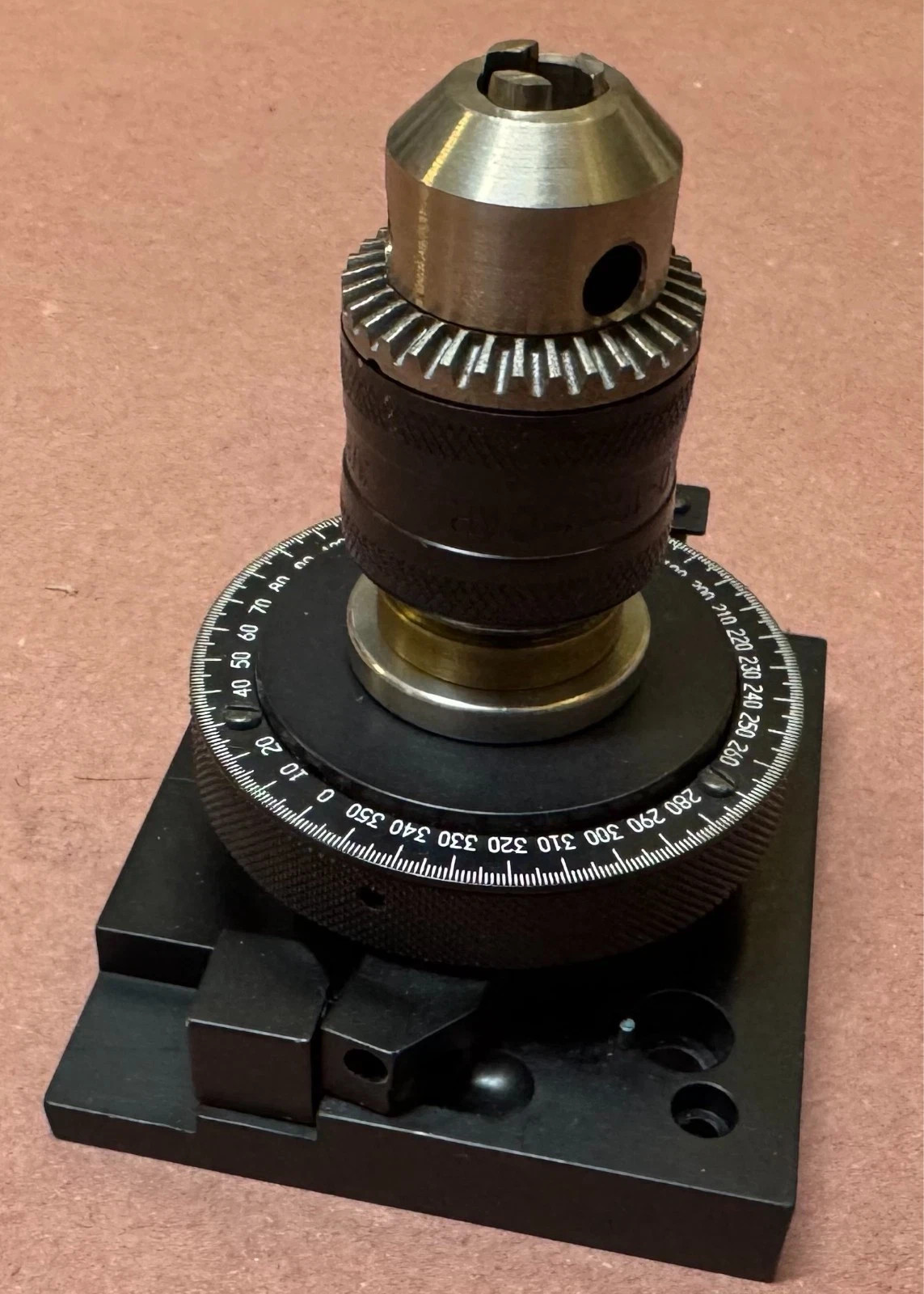 Oriel 13011 Precision Rotating Stage With 3/8" X 24KG Jacobs Chuck