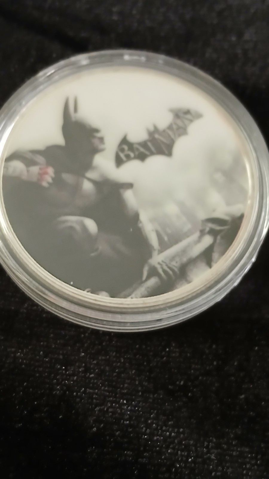 Set Of Silver Plated Batman Coins