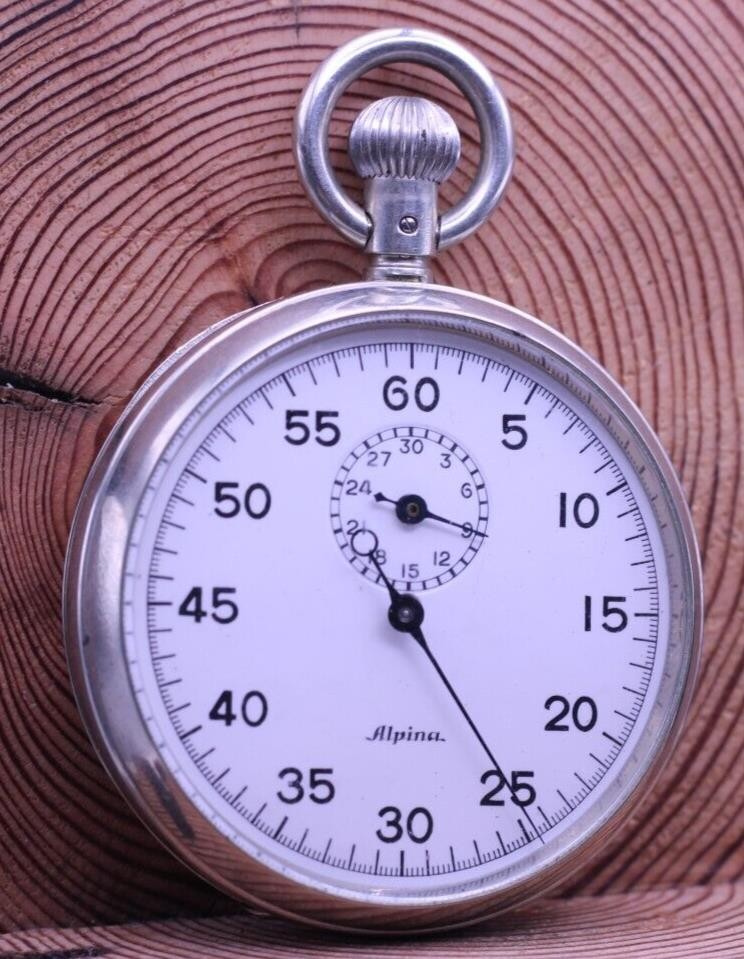ALPINA SWISS STOPWATCH CAL. 3680 #1493680, 50.9mm FOR REPAIR (JI)