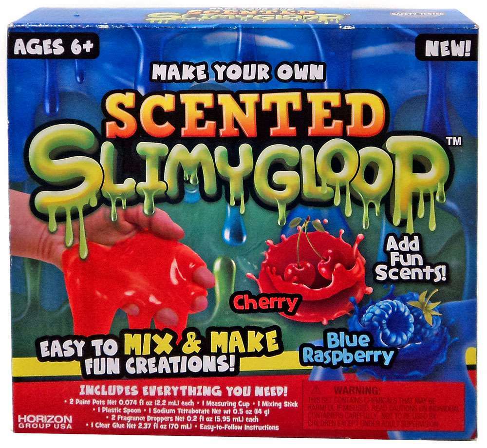 SlimyGloop Scented Cherry, Blue & Raspberry Kit, 1 Each
