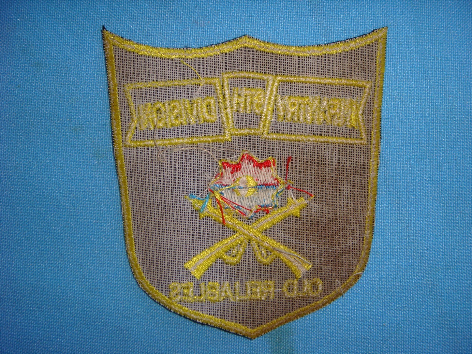 VIETNAM WAR PATCH, US 9th INFANTRY DIVISION " OLD RELIABLES "