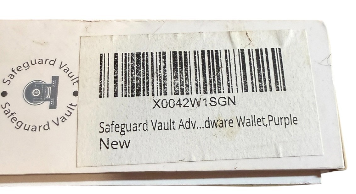 Safeguard Vault Purple Crypto Wallet