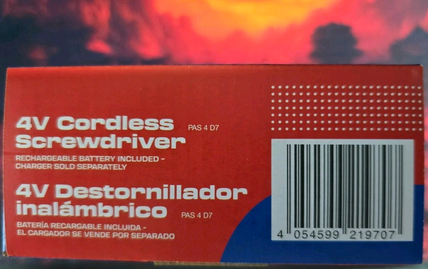 Lidl Edition - Parkside 4v Cordless Screwdriver