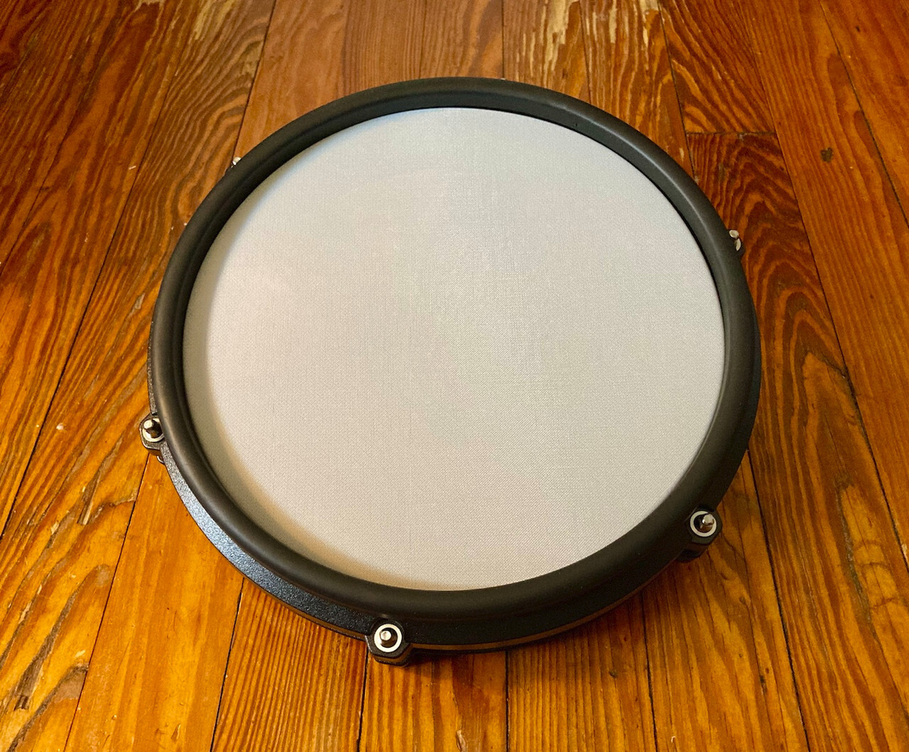 Alesis 10" Mesh Snare Drum Pad (Used) White/Red Dual Zone Nitro Max Pad