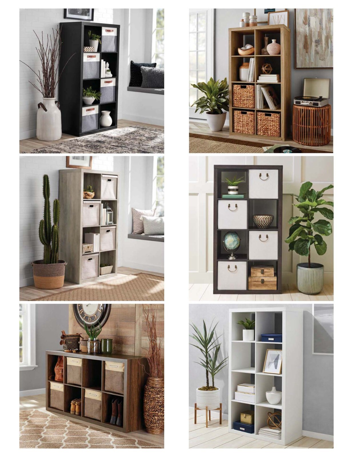 Better Homes and Gardens 8 Cube Storage Organizer, Multiple Finishes