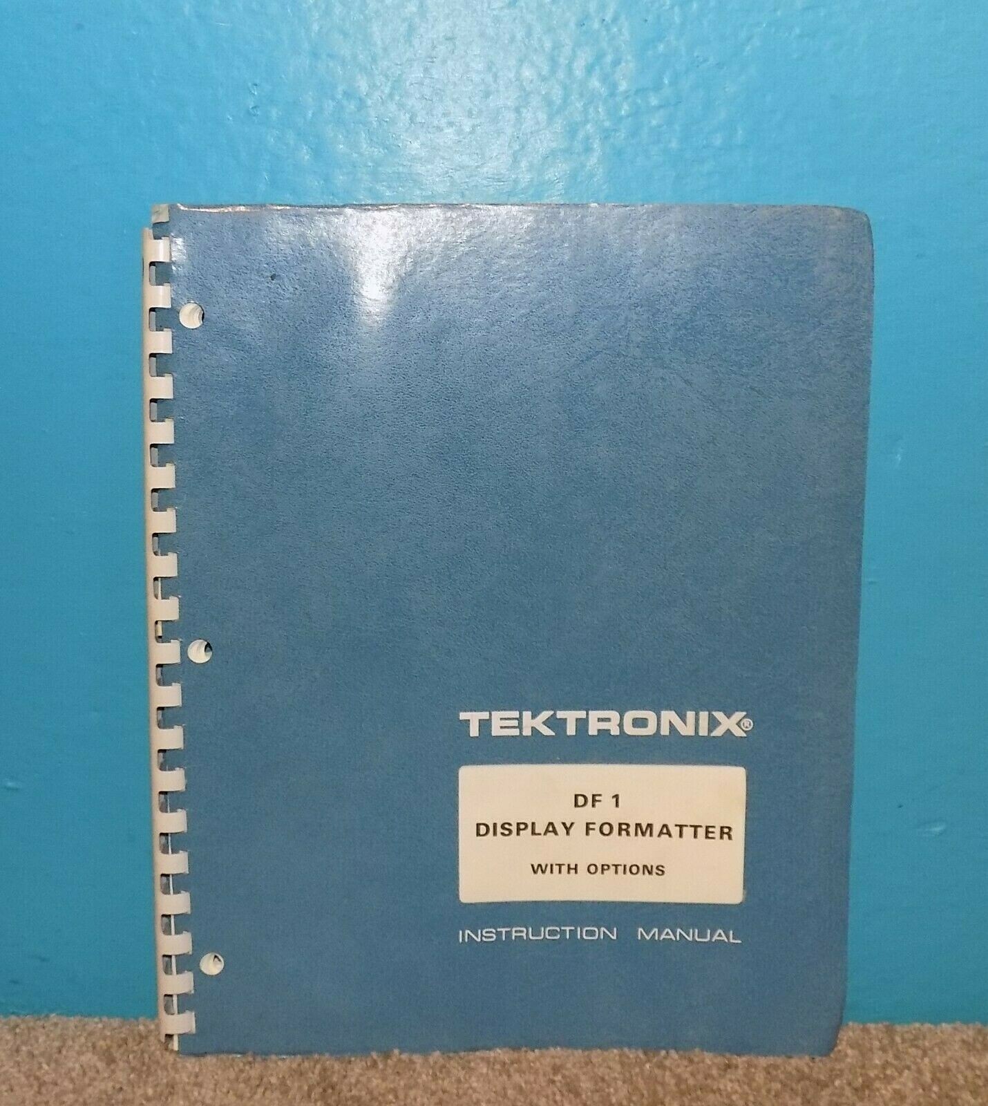 Orig Tektronix DF1 Display Formatter w/ Options Instruction Manual