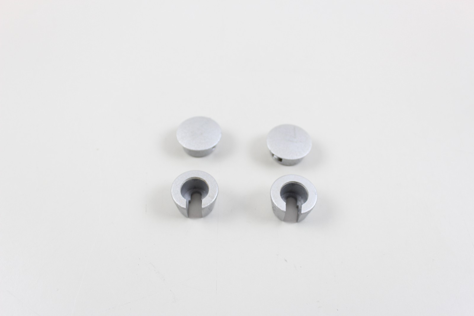 2 Bose UFS-20 Speaker Stand Parts Plastic Caps and Washers Silver