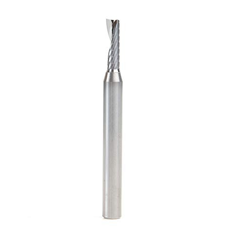 Amana Tool 51423 Solid Carbide CNC Spiral 'O' Single Flute Plastic Cutting 3/16