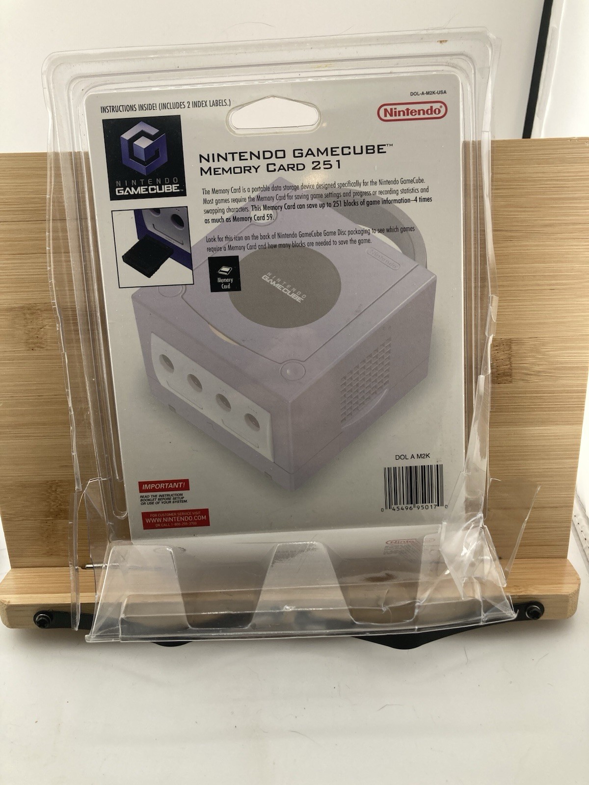 Nintendo GameCube Memory Card ~ 251 Blocks OEM~ New ~ Unused Damaged Packaging