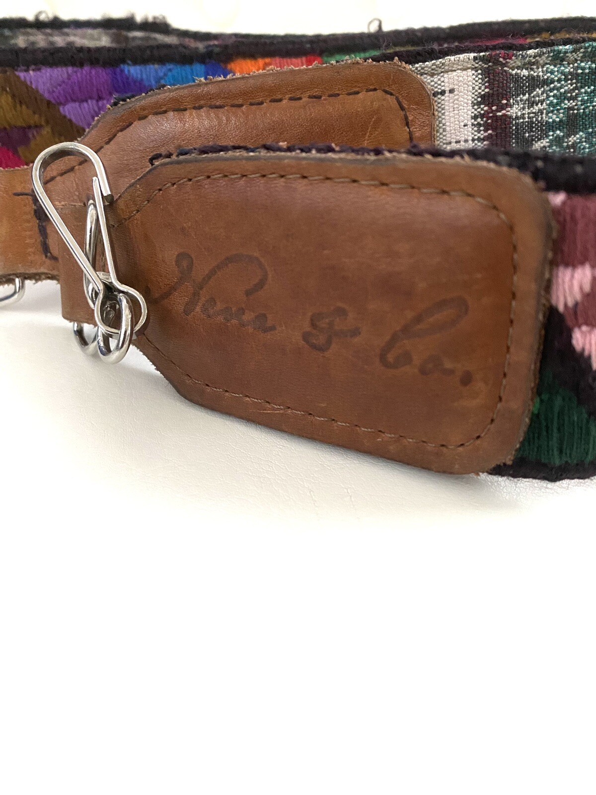 Nena & Co Bohemian Hippie Artisan Camera Strap Multicolor Vintage