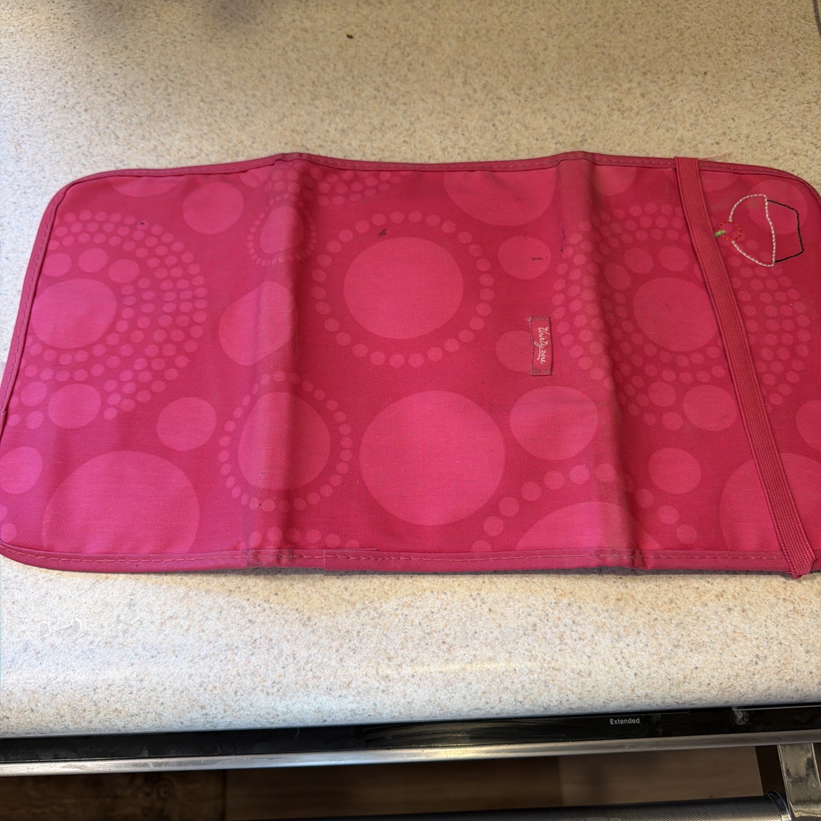 Thirty One Fold it Up Organizer Hot Pink Cupcake With Notebook Holder