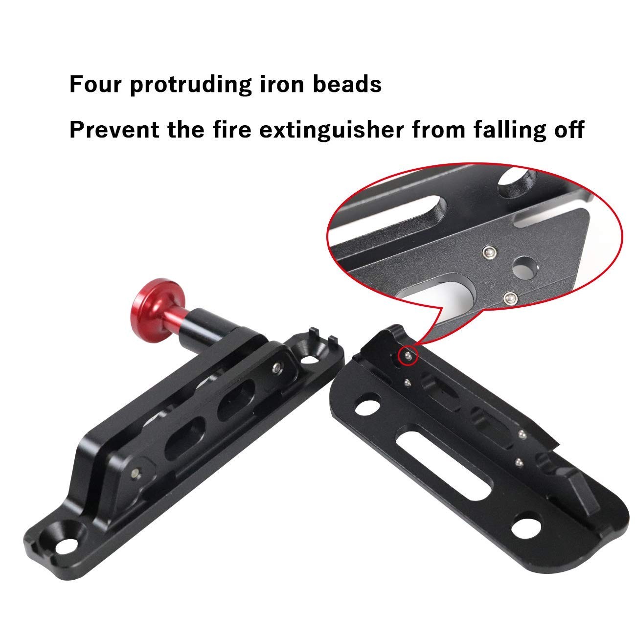 MFC New Universal Aluminum Adjustable Roll Bar Fire Extinguisher Mount Bottle...