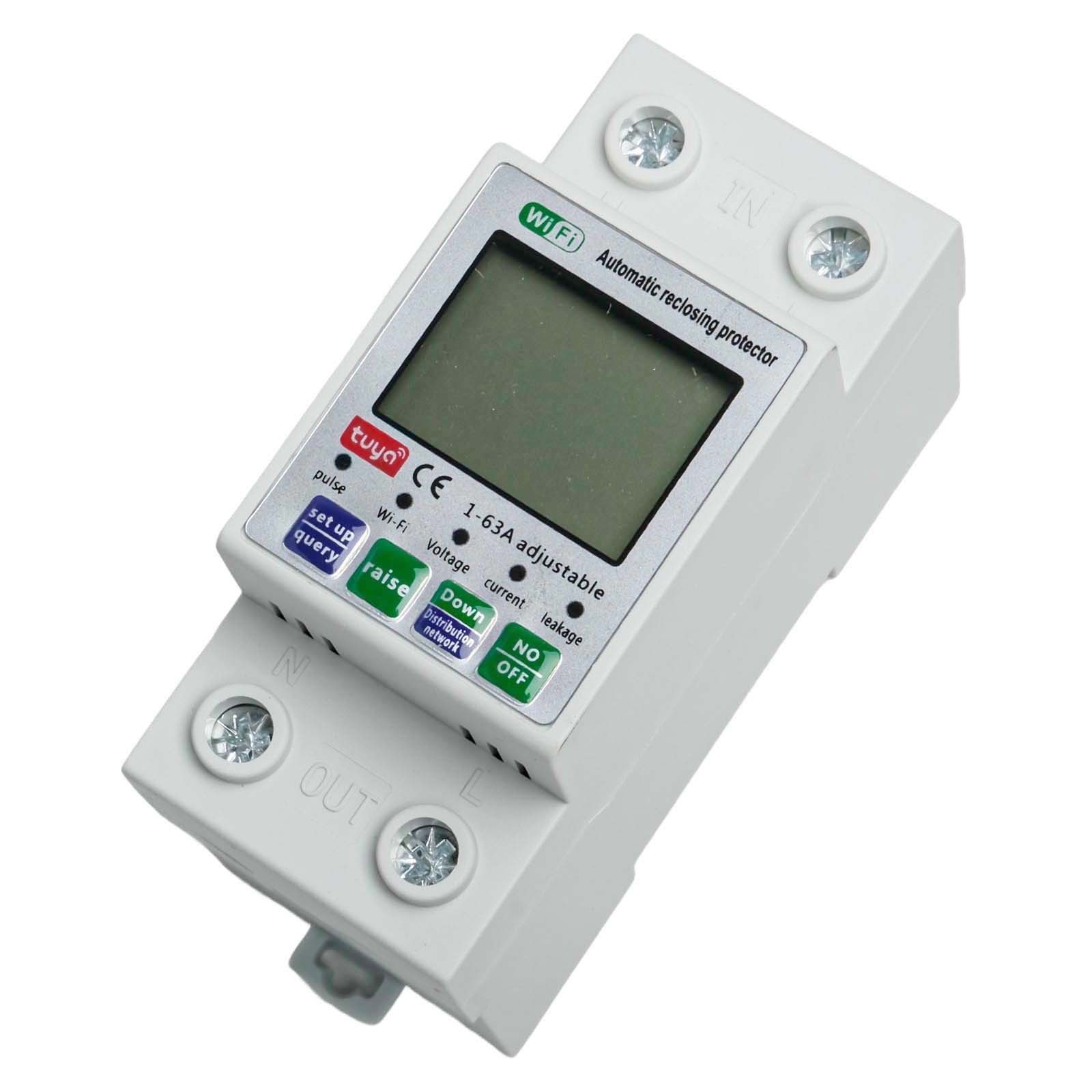 For Tuya Smart for reset Protector Switch for current Breaker Meter AC80-300V