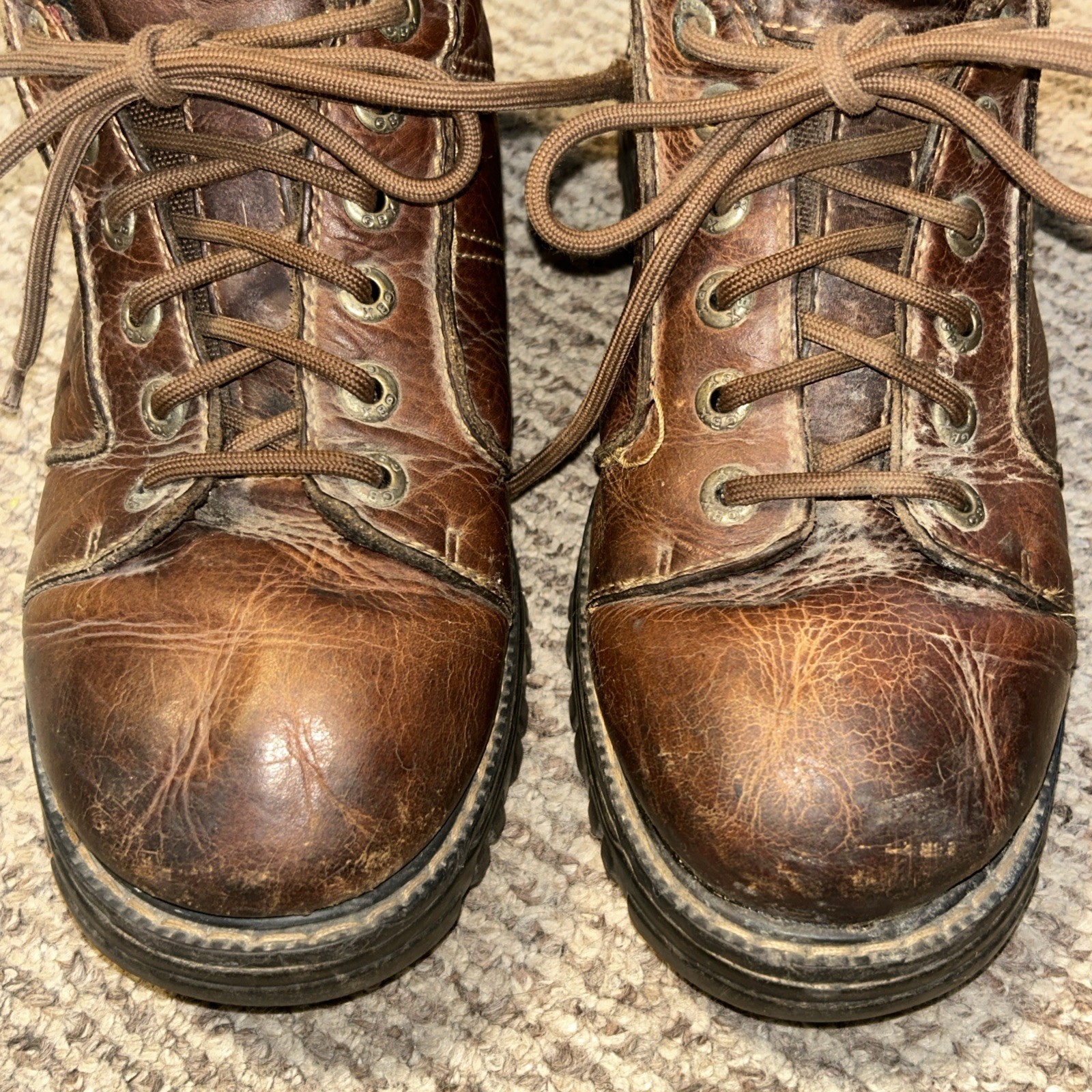GBX San Antonio Brown Men's Hiking Work Shoes Sz 13 M