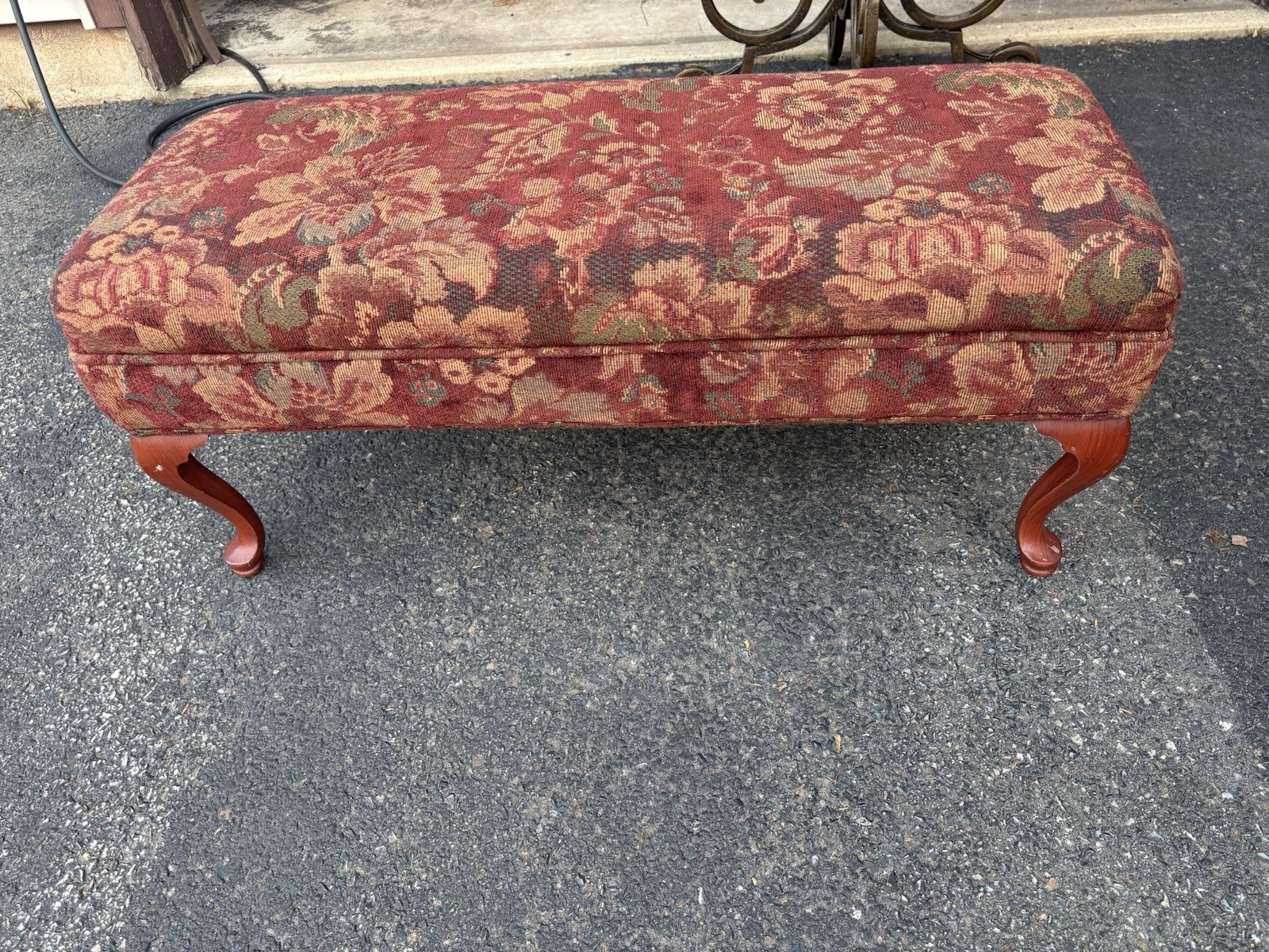 Vintage Rose Bench