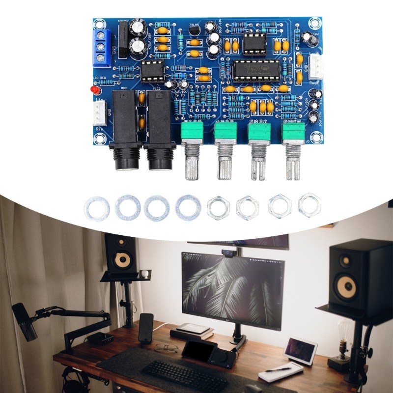 PT2399 Microphones Reverberation Amplifiers Module for Mobile Karaoke