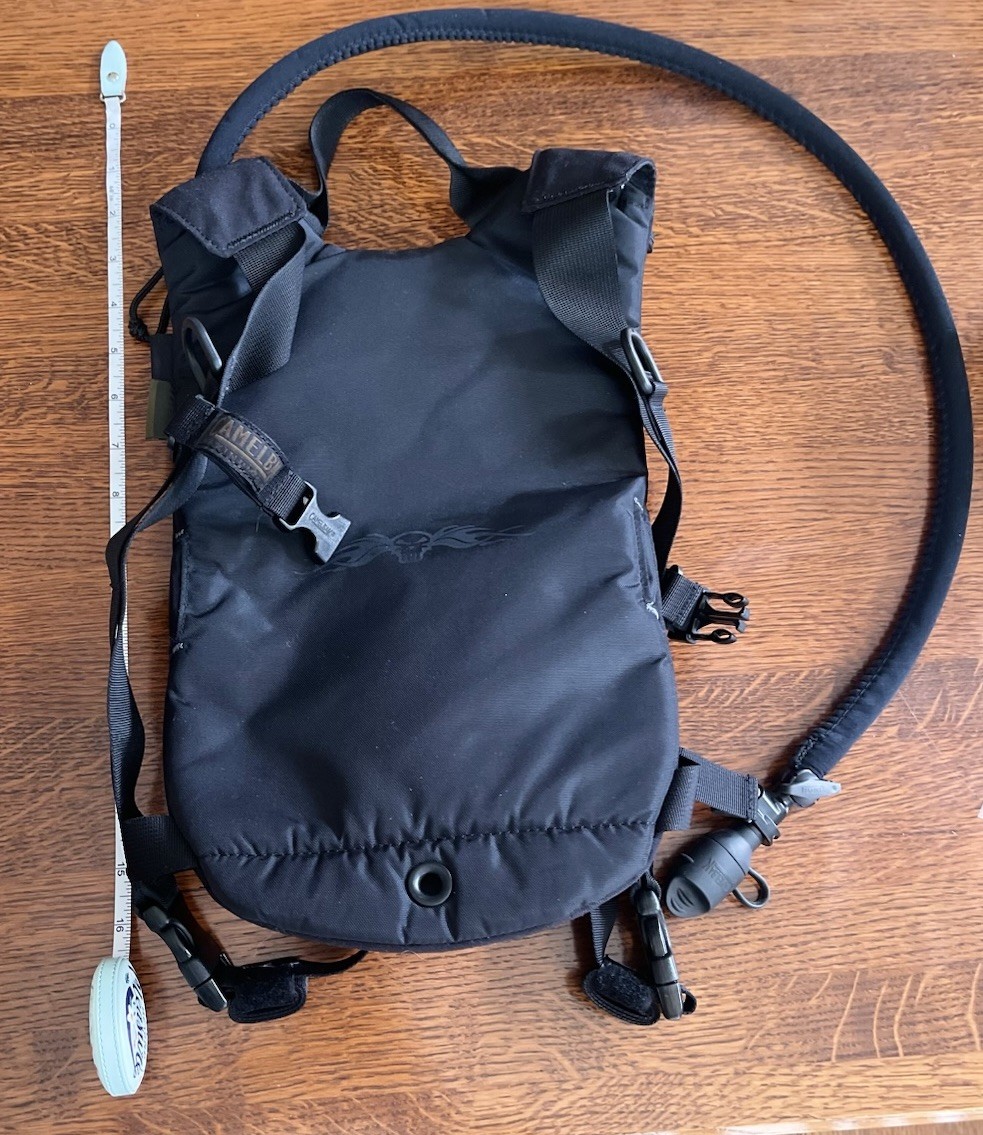 Camelbak Maximum Gear Stealth Hydration Backpack w/ Bladder - Black Adjustable