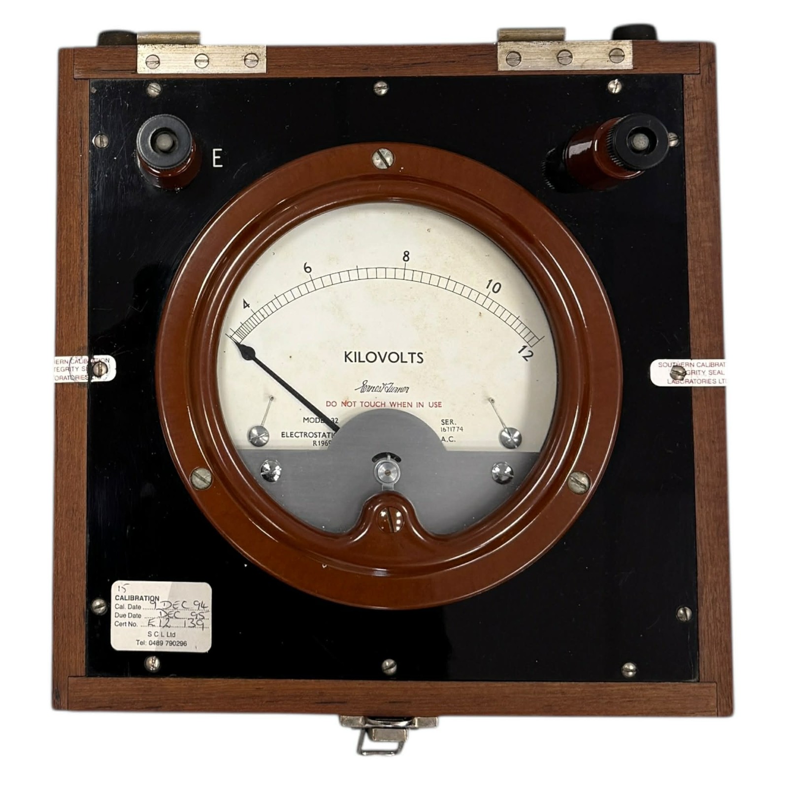 R1969 EL14 Kilovolt Meter Electrostatic 12000V