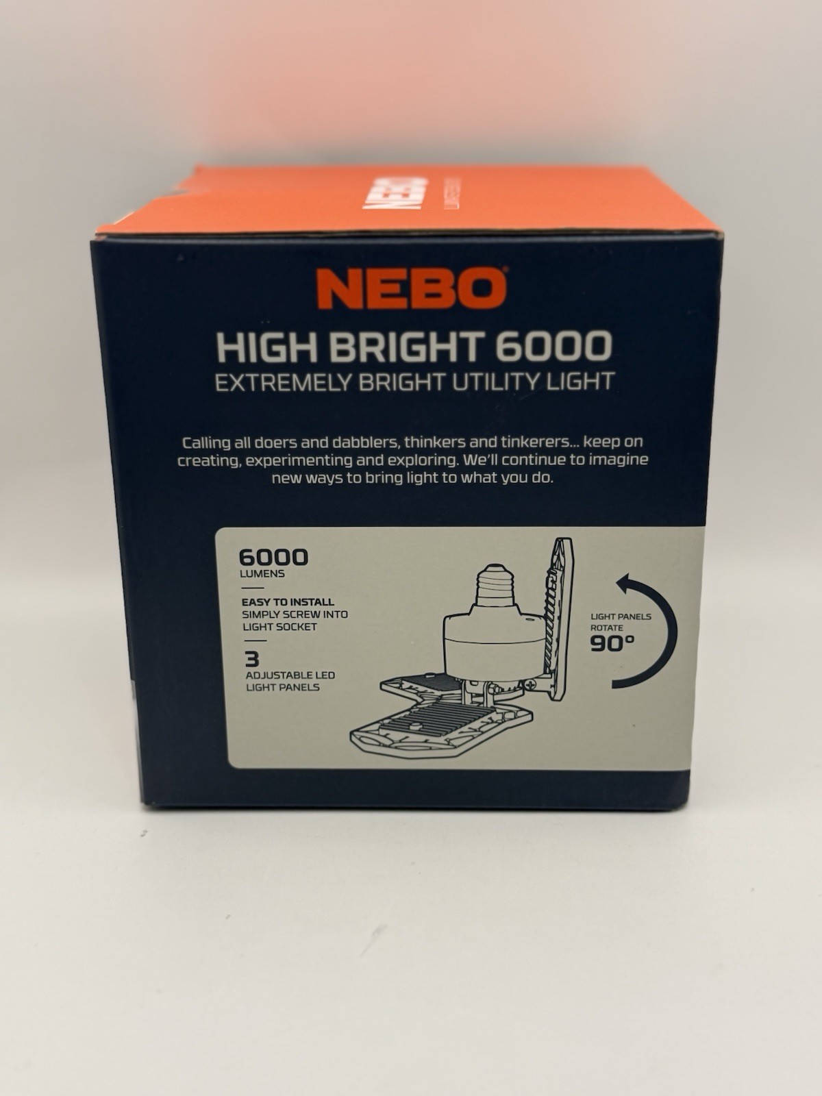 NEBO High Bright 6000 Lum Utility Light Extremely Bright Utility Light