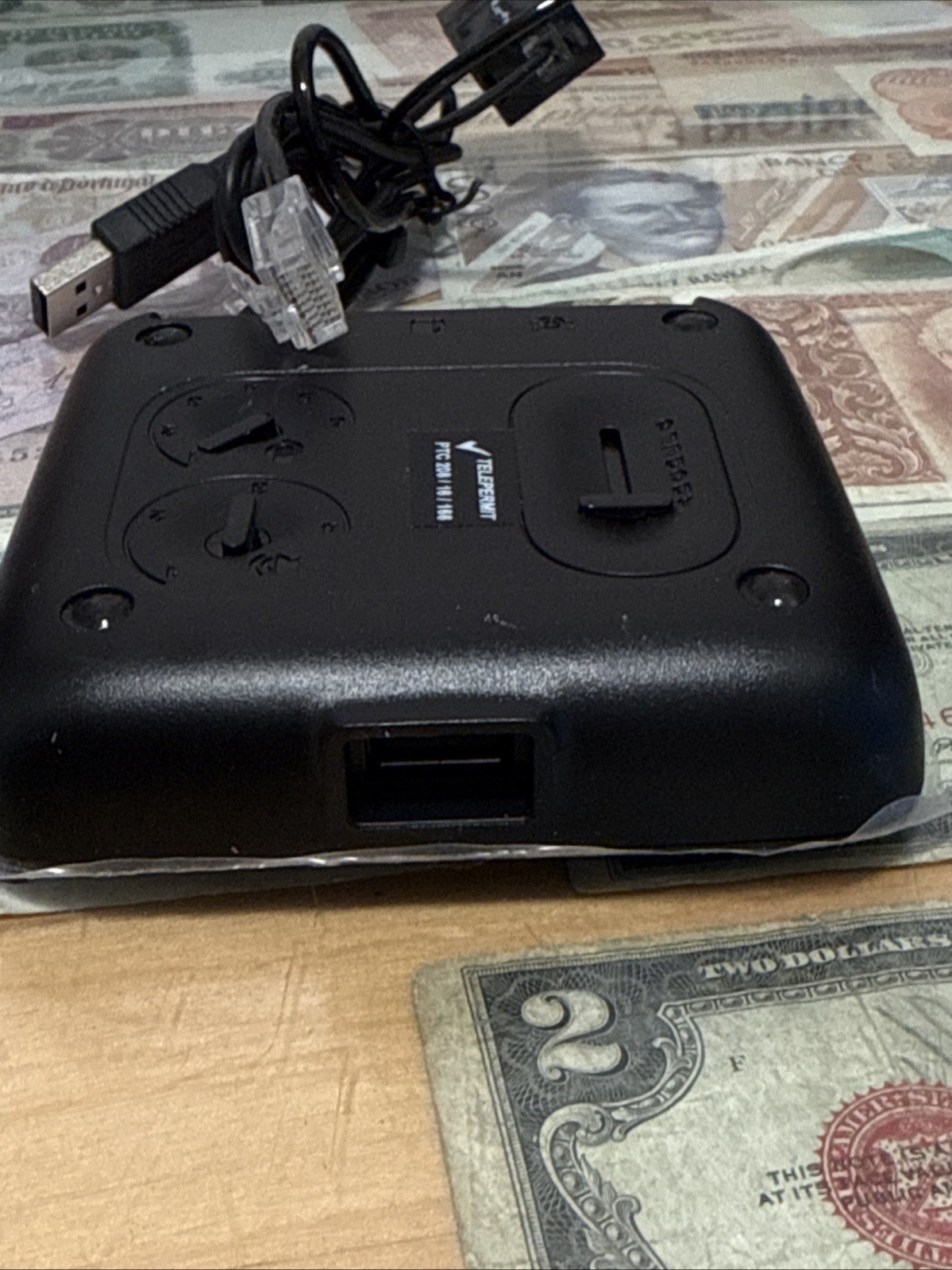 Plantronics Poly MDA220 USB Desk Phone & PC Softphone Headset Switch Adapter