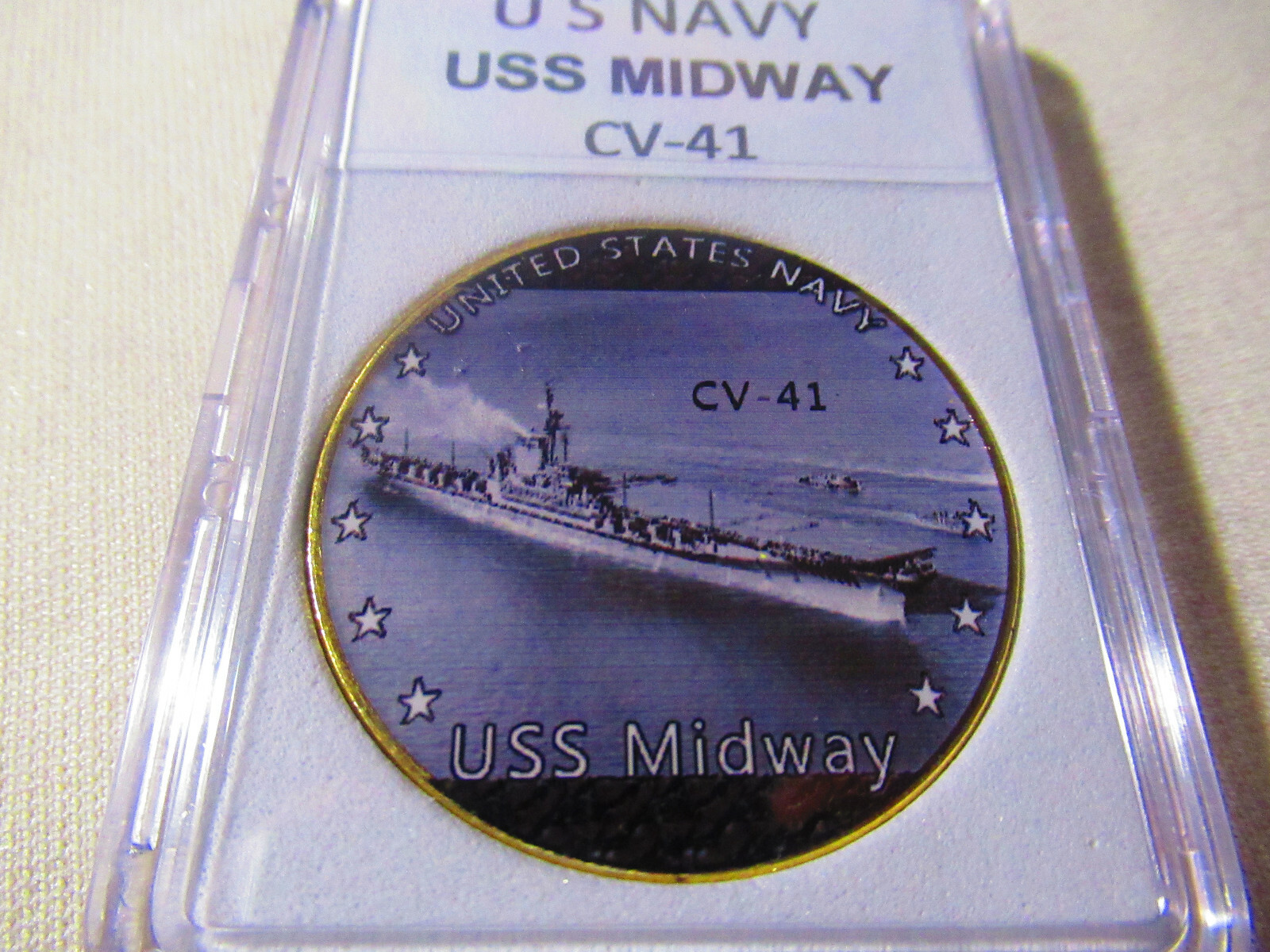 US NAVY - USS MIDWAY CV-41 Challenge Coin