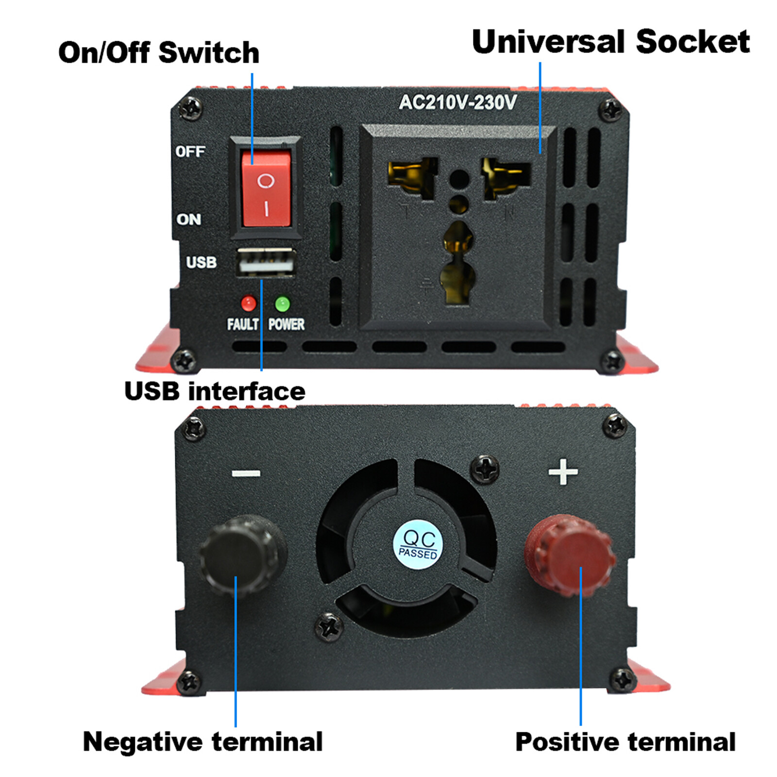 6000W 100A Solar Panel Set Solar Power Inverter Generator Home 110V Grid System