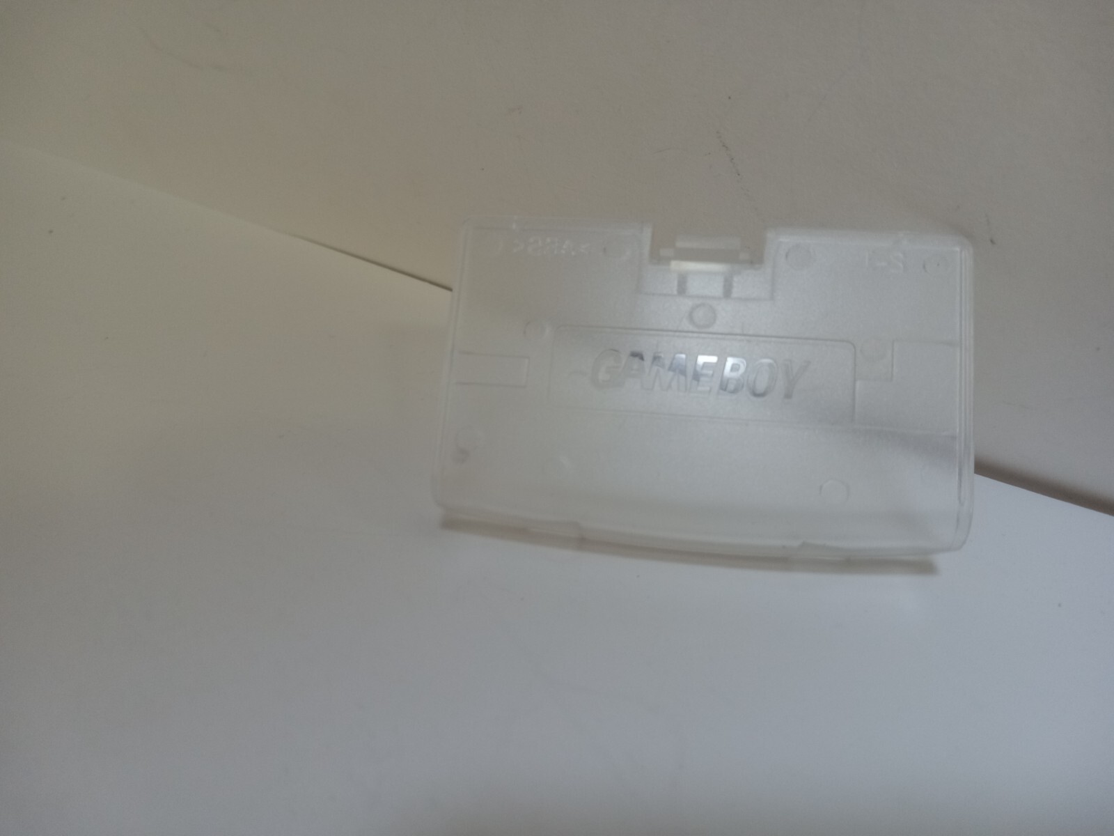 NEW CLEAR Battery cover lid for the GBA Gameboy Advance Console W/LOGO