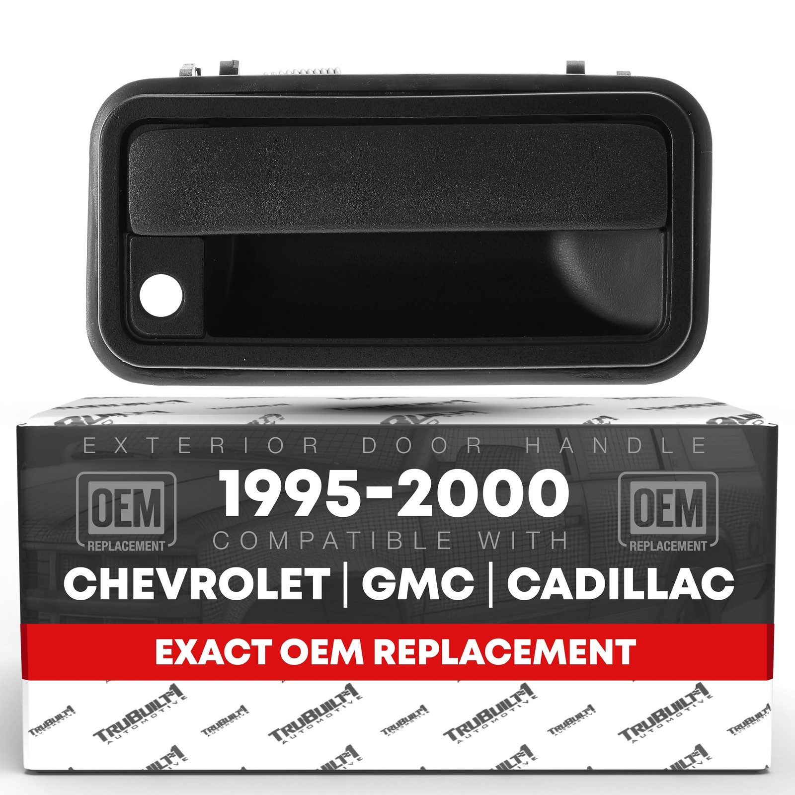 Exterior Front Passenger Door Handle, Upgraded Metal - Compatible with 1995-2...