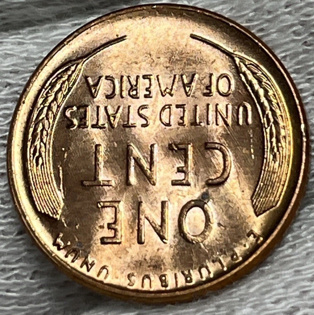 1957 D/D Wheat Penny Errors DDO Die Clash Uncirculated #1