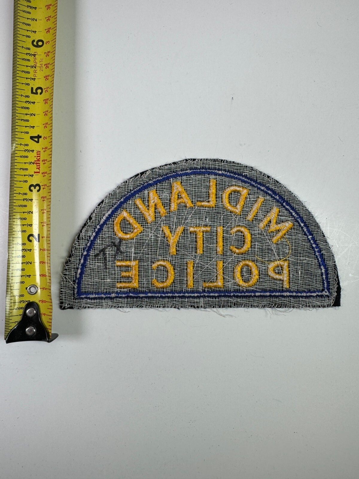 Midland Police Texas TX Felt Patch P6