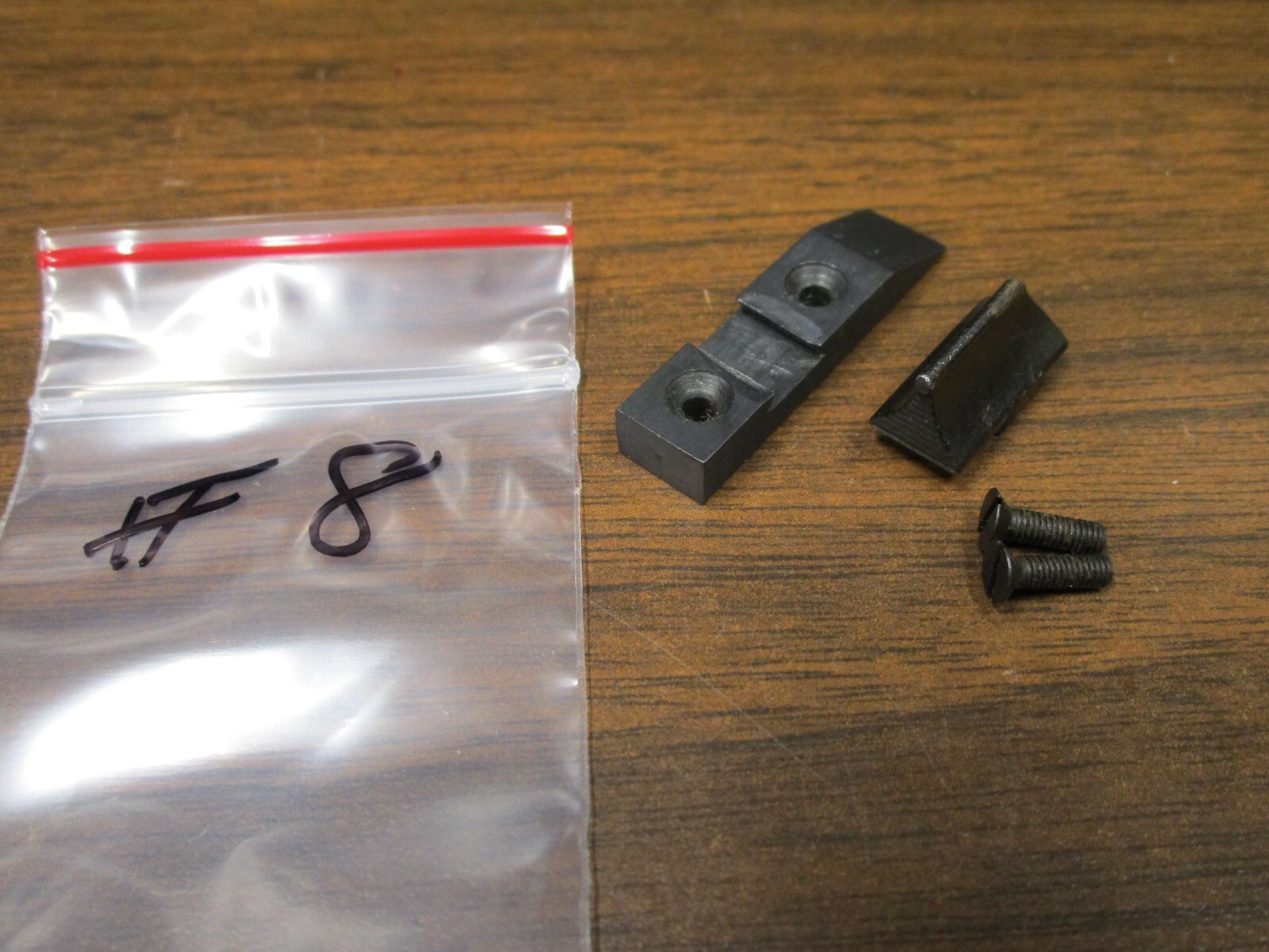 #8 CVA Early Express Front Sight with Base & Screws (Barrel Attaches w/Wedge)