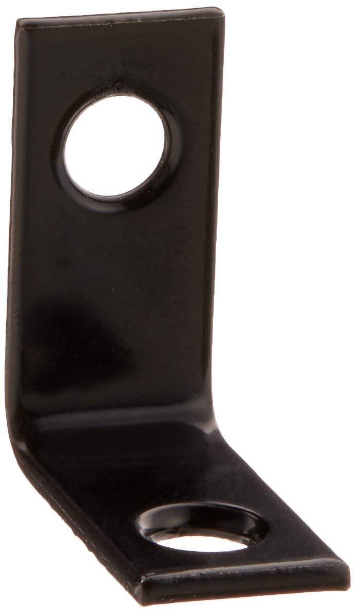National Hardware 115BC Corner Brace 1”x ½” Black N266-479 Lot of 2