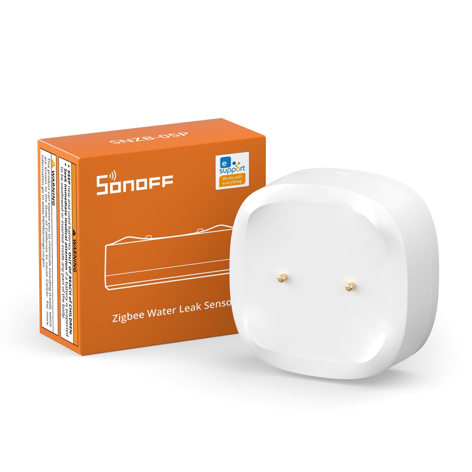 SONOFF Zigbee 3.0 Water Leak Sensor IP67 Waterproof Compatible Alexa,Google Home