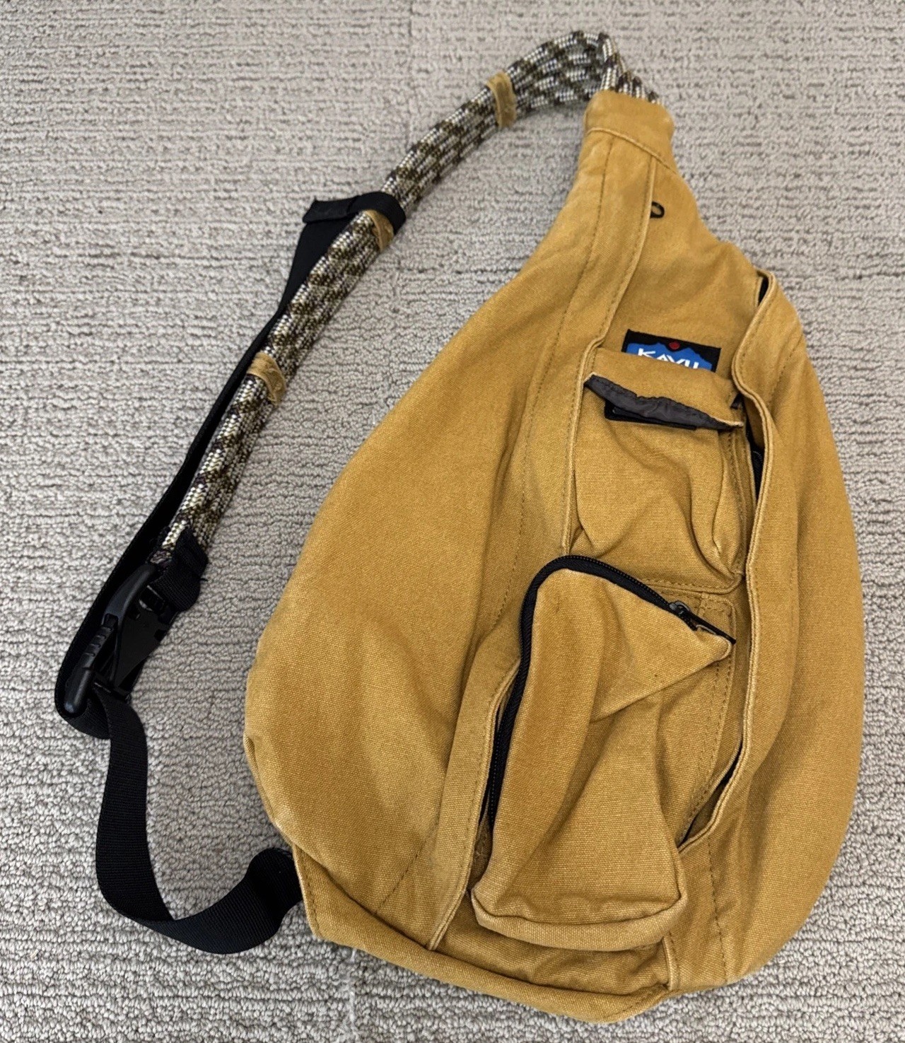 Kavu Rope Sling Crossbody Bag In Dune Pre Owned Used