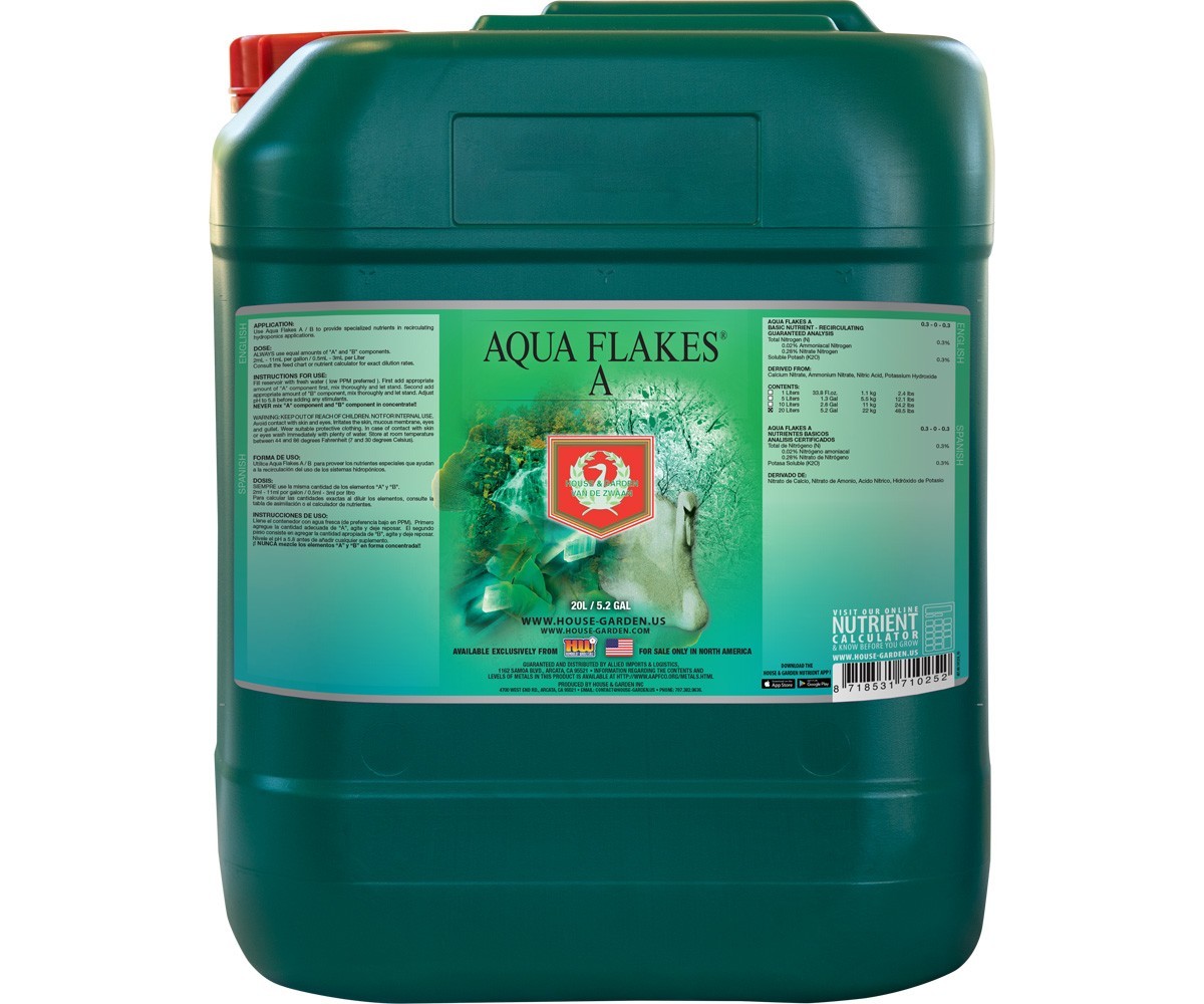 House and  Garden Aqua Flakes A - 20L