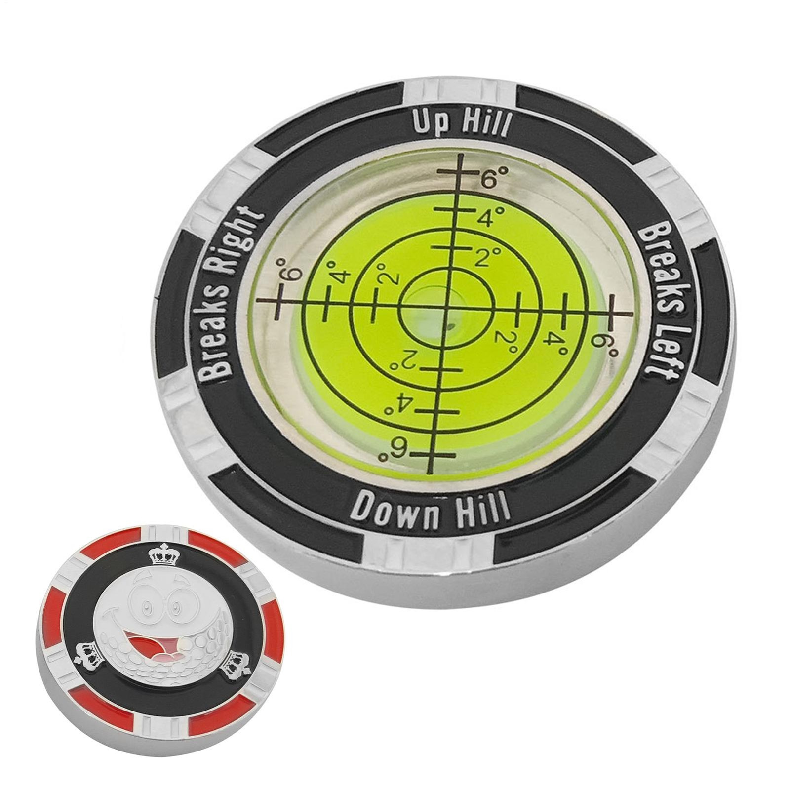 Golf Ball Marker Reader High Precision Golf Slope Putting Level Meter Aids Golf