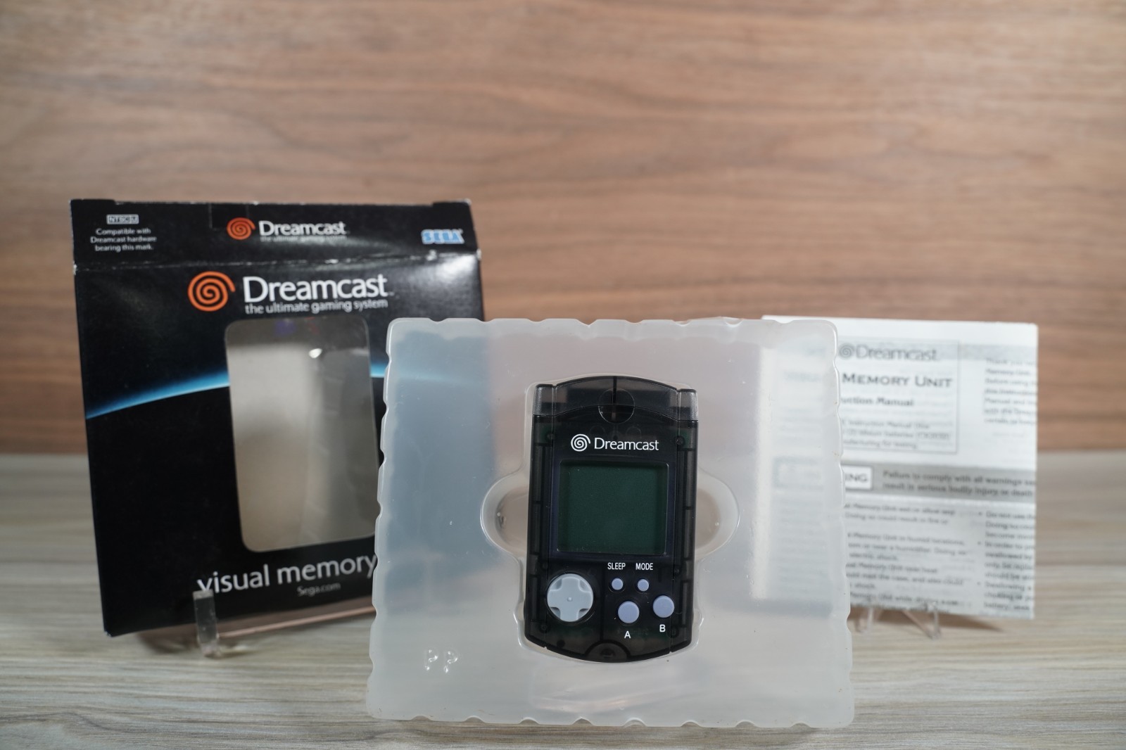 Black Smoke Grey VMU Visual Memory Unit (Sega Dreamcast) New OPEN BOX