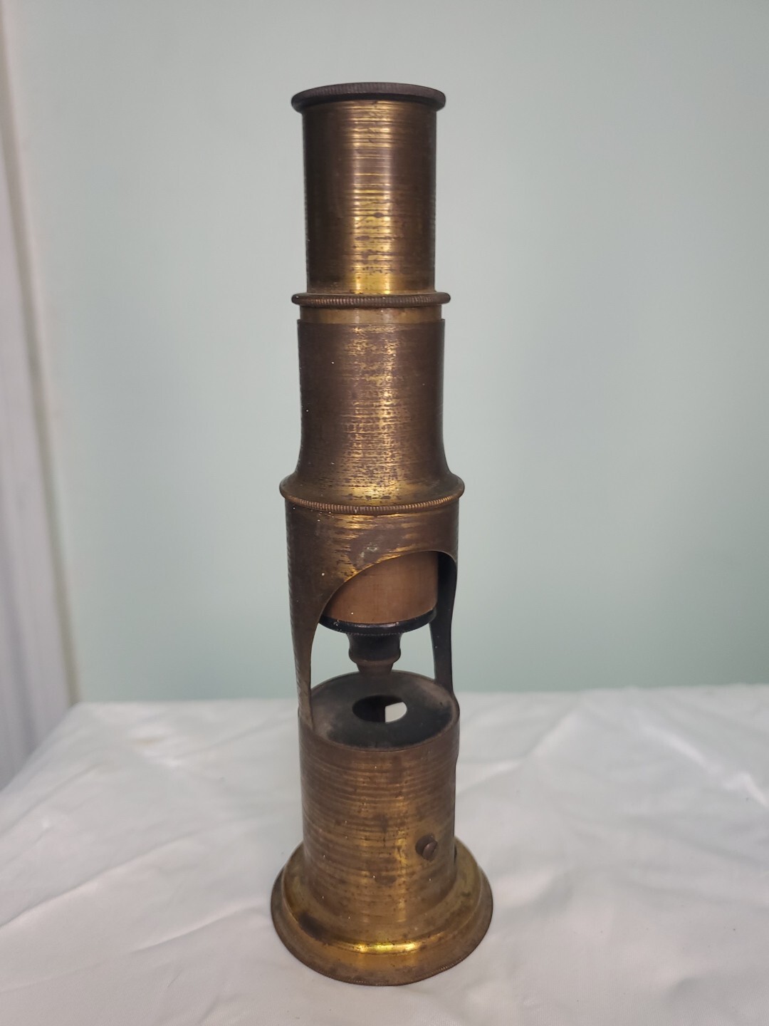 Antique Brass Field Microscope