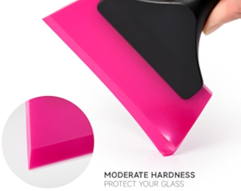 Small Squeee Inch Pink Rubber Blade Mini Wiper Window Tinting