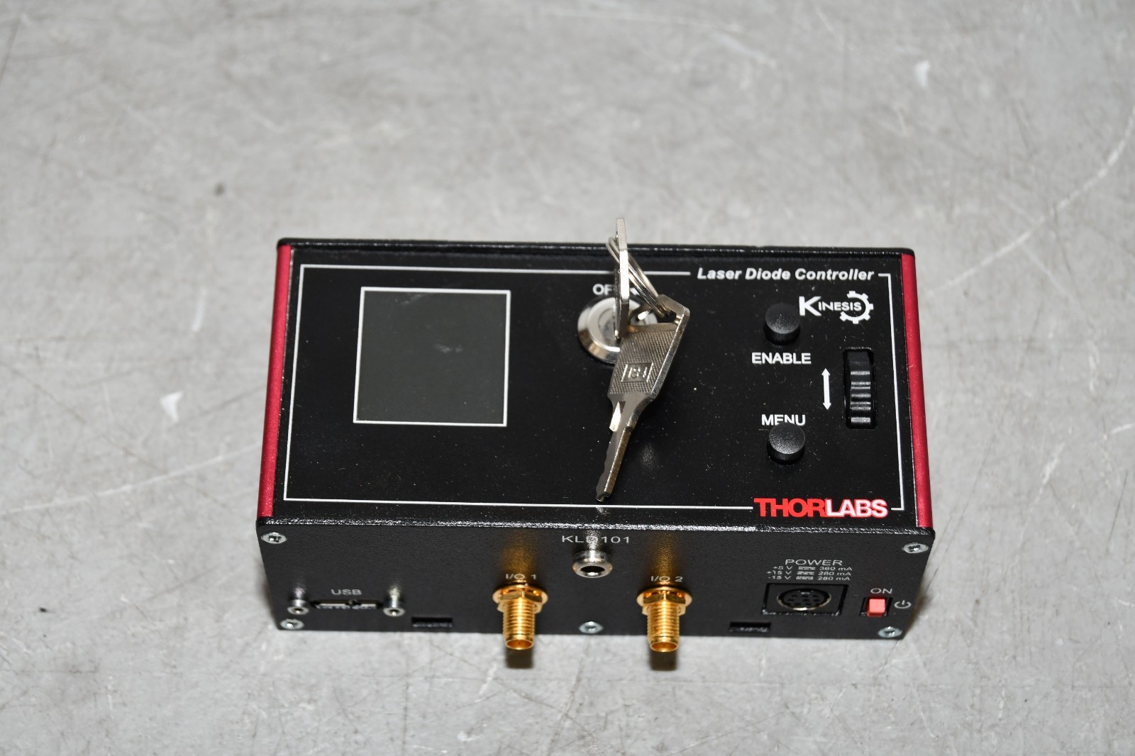 ^ Thorlabs KLD101 K-Cube® Laser Diode Driver #X6258