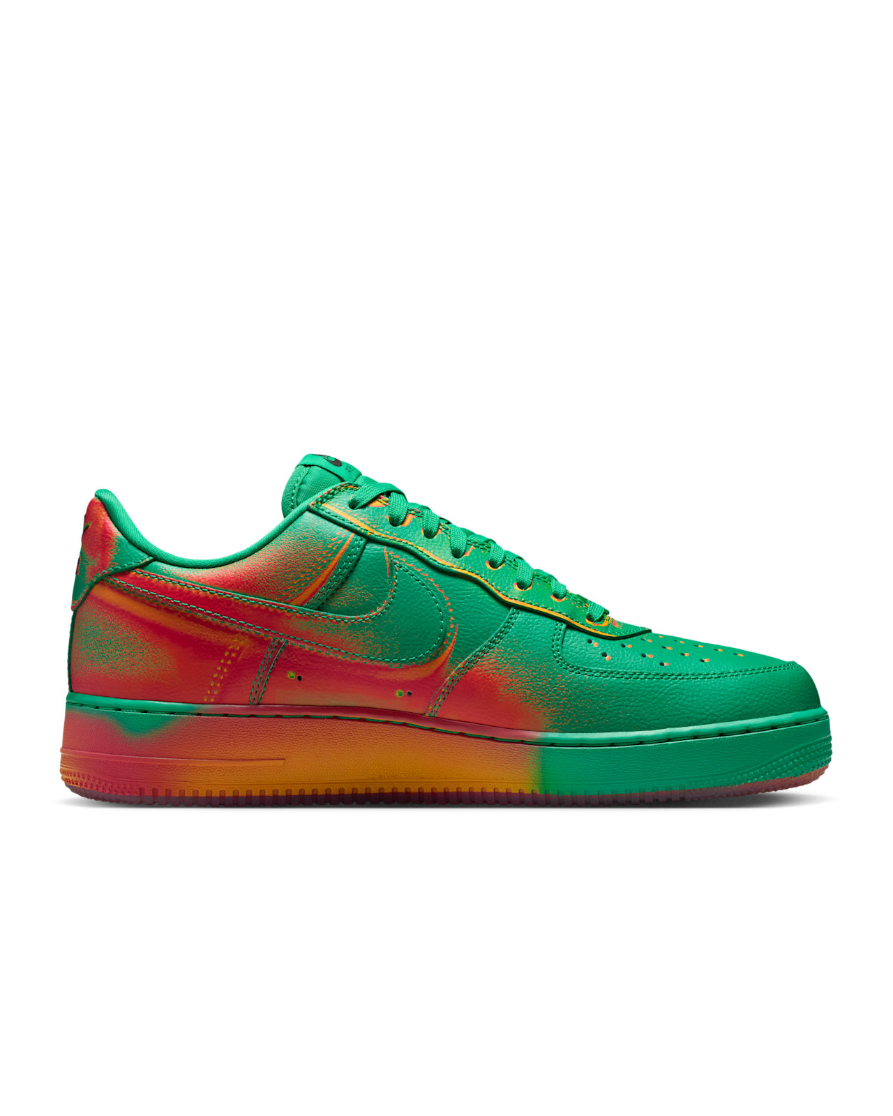 Nike Air Force 1 Low StadiumGreen and LaserOrange Men's Fashion Shoes IB6834-300