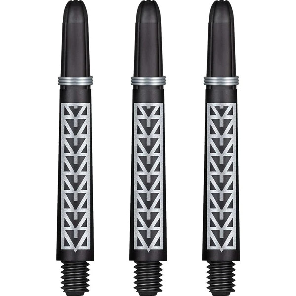 MEDIUM SHOT KOI CARBON DART SHAFTS PAKATI WHITE 48mm