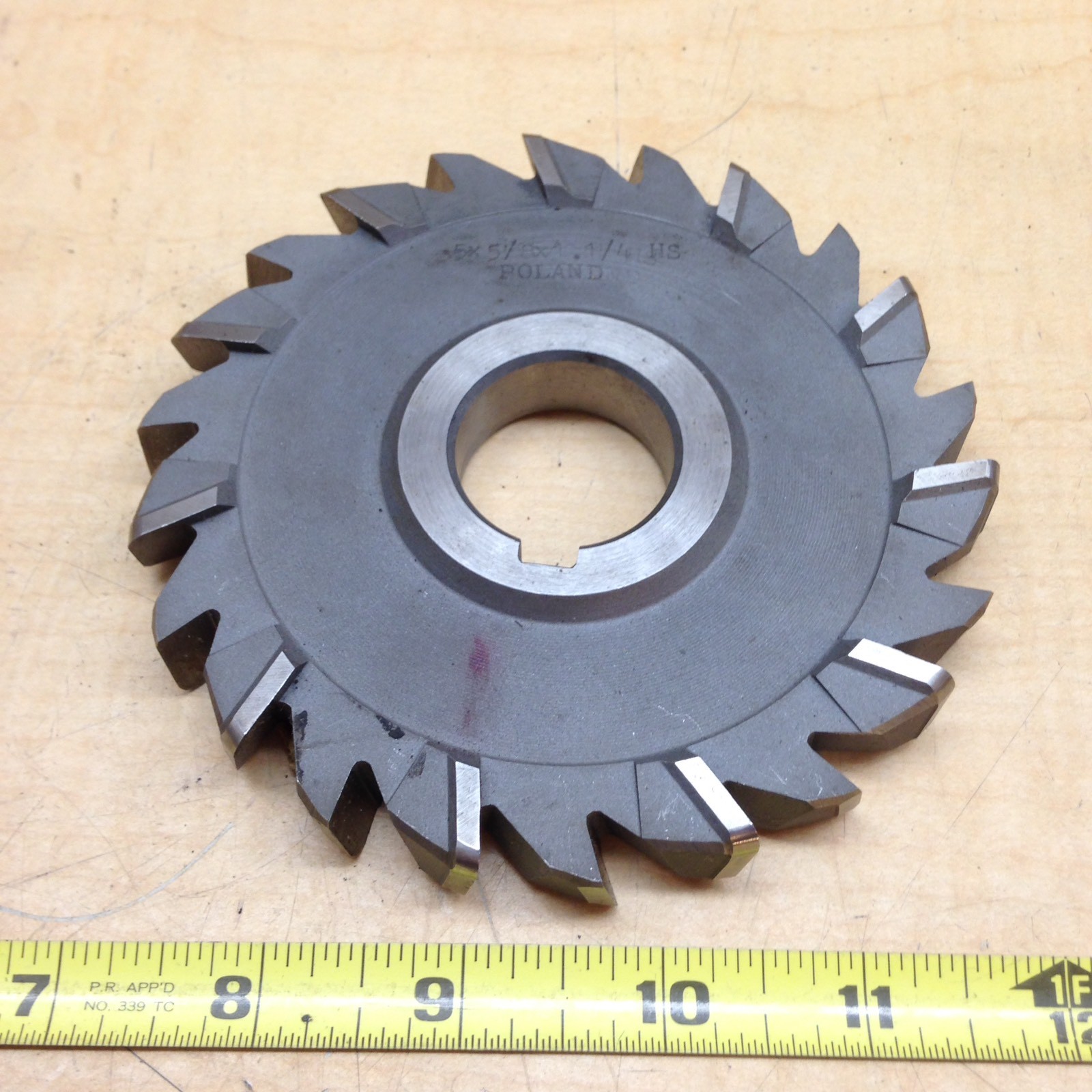 5x5/8x18.11/4hs Poland Milling Blade Used Free Shipping
