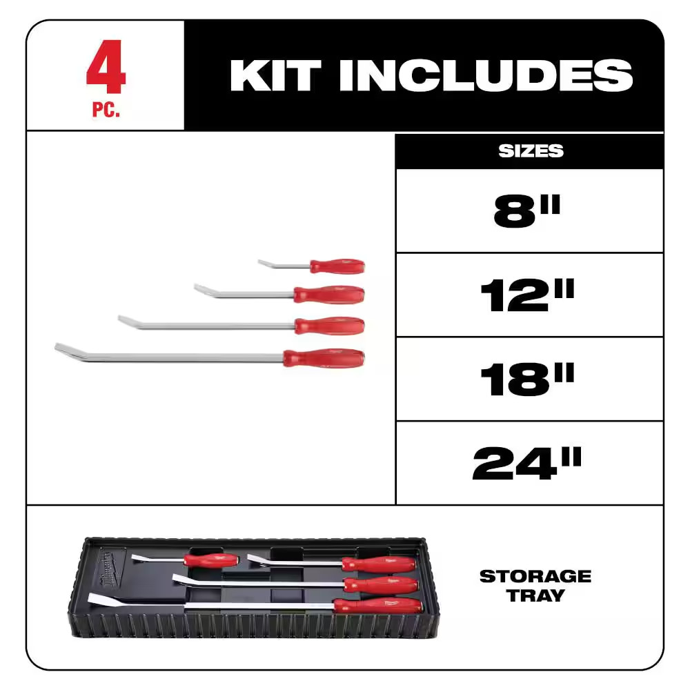 Pry Bar and Hook and Pick Mechanic Tool Set (14-Piece )