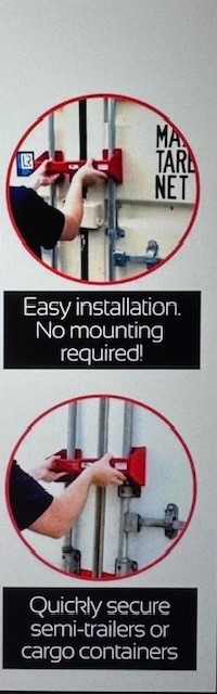 Container Locks - Heavy Duty Cargo Lock, Container Door Locks, Semi Trailer Door