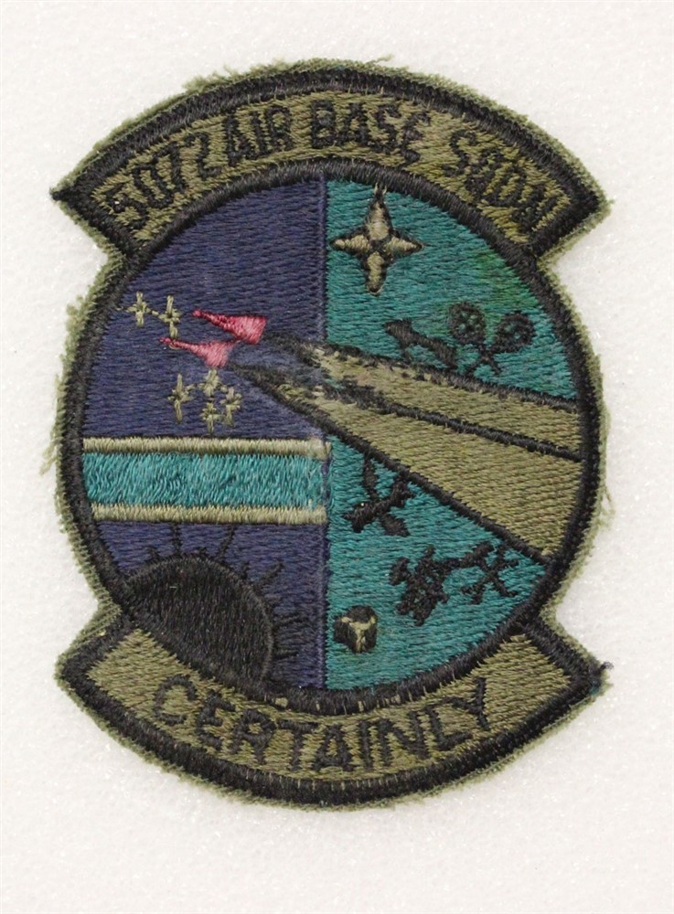 USAF Air Force Patch 4382: 5072nd Air Base Squadron - subdued