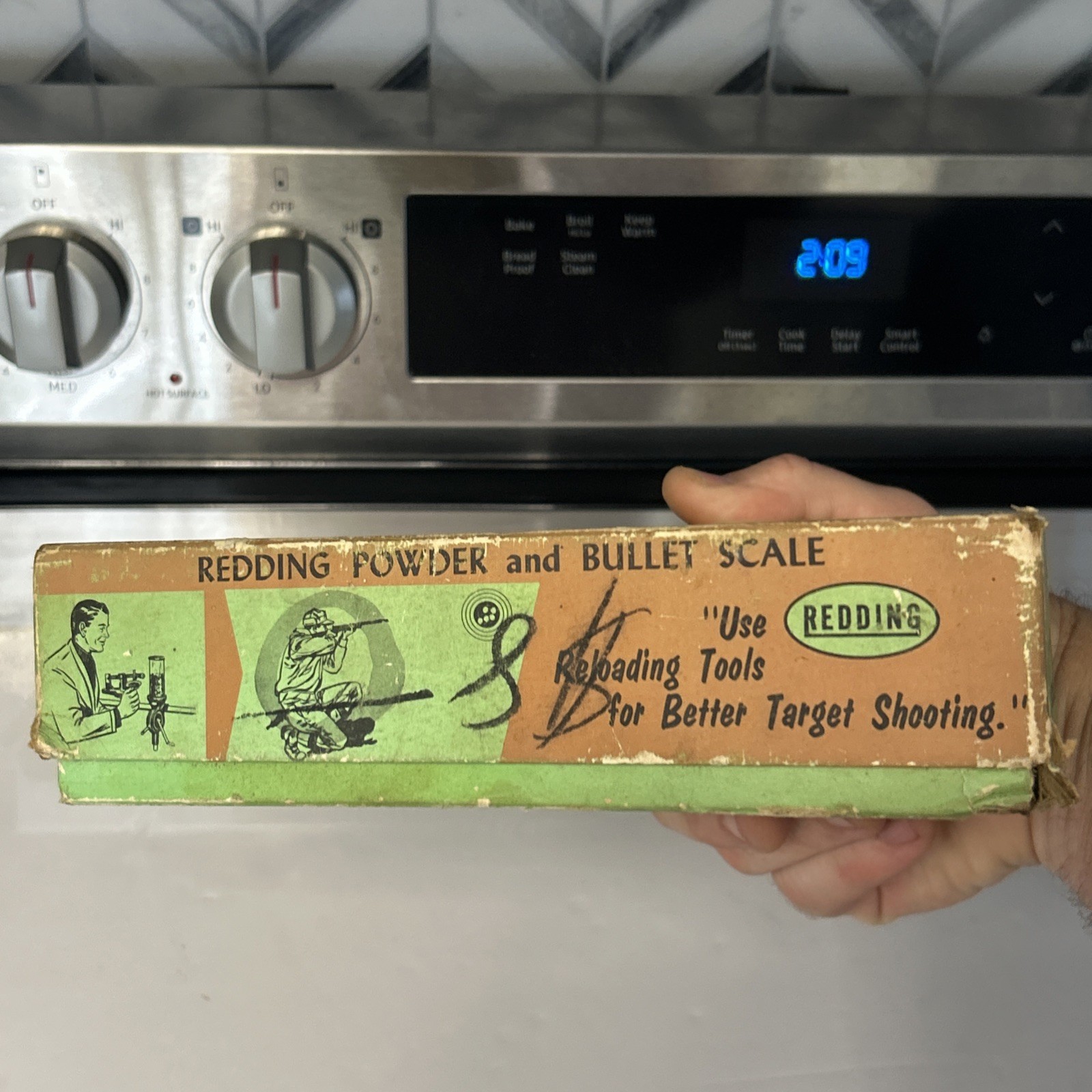 Vintage Redding Powder & Bullet Scale – Complete in Box –
