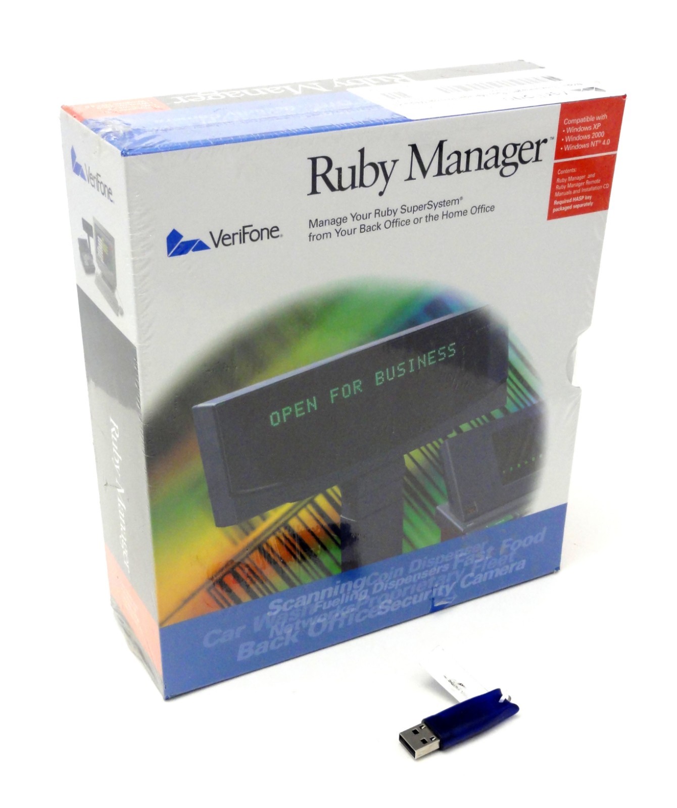 New VeriFone Ruby Manager v. 1.43 with USB HASP Key and Manual for Win XP