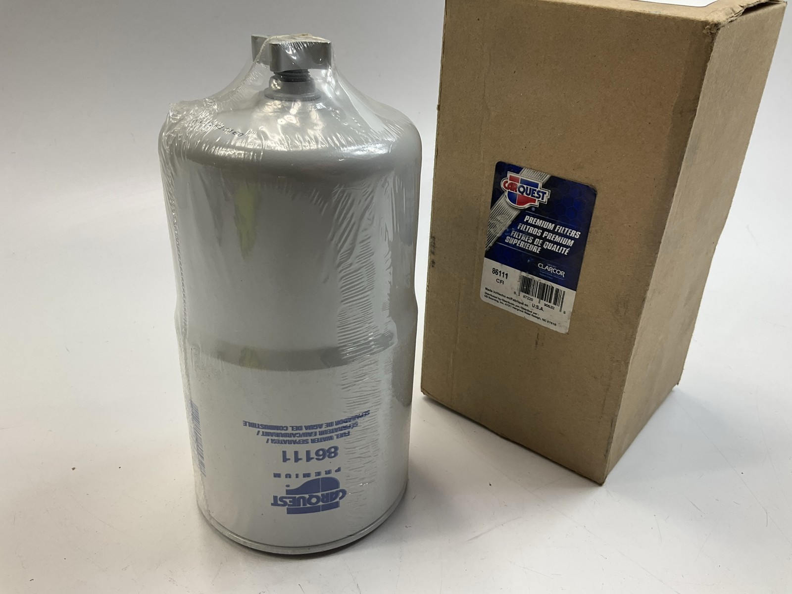 Carquest 86111 Diesel Fuel Water Separator Filter Replaces 33111 LFP2100C BF1211