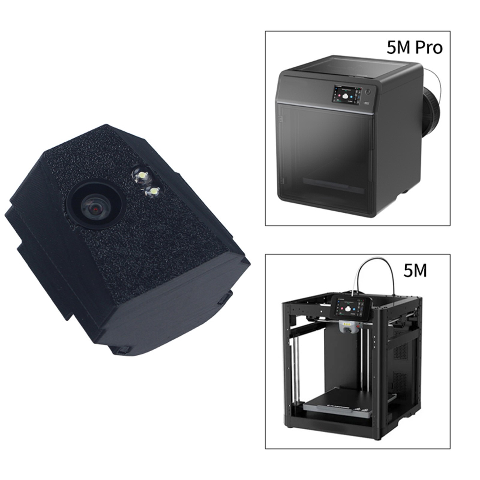 For Flashforge Adventurer 5M/ 5M Pro 3D Printer Camera Assembly & Extension Cord